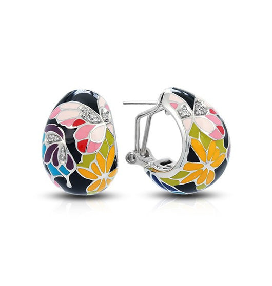 BUTTERFLY KISSES BLACK EARRINGS