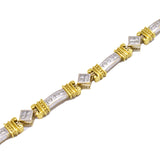 Two-Tone Diamond Bracelet