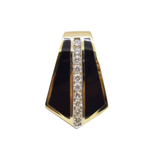 Onyx & Diamond Pendant