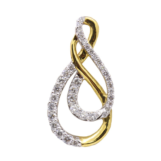 Swirl Diamond Pendant