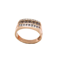 Rectangle Mocha Diamond Ring