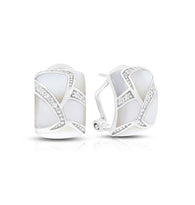 SIRENA WHITE MOTHER-OF-PEARL EARRINGS