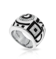 GEOMETRICA BLACK & WHITE RING