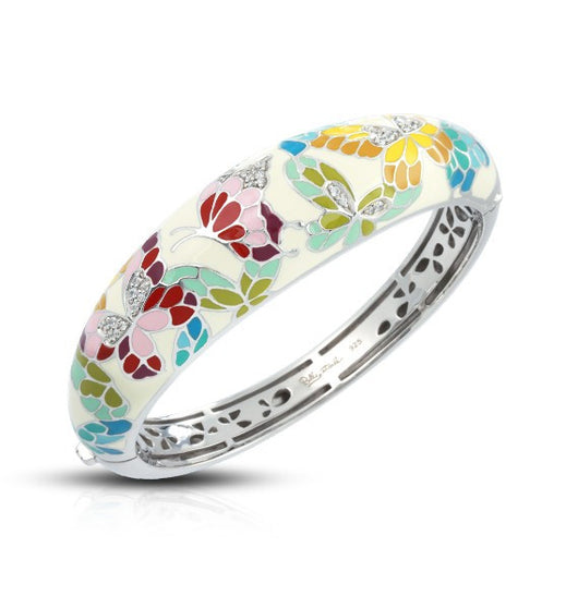 BUTTERFLY KISSES IVORY BANGLE